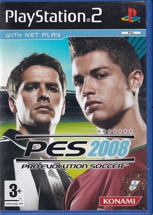 PES 2008 Pro Evolution Soccer - PS2 (B Grade) (Genbrug)